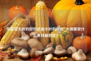 平菇买大叶的好吃还是小叶的好吃_火锅里放什么食材最好吃？